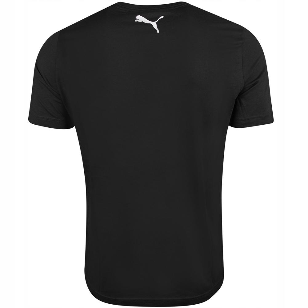 Y7489 Puma Men'S T-Shirt Men Blanc Base Black 678256 02 L
