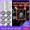 VW GTI GOLF 2026 Het För VW VOLKSWAGEN 4st 55mm 56mm 65mm 70mm Bilfälgscenterkåpor Navkåpa för Volkswagen Jetta MK5 Gol