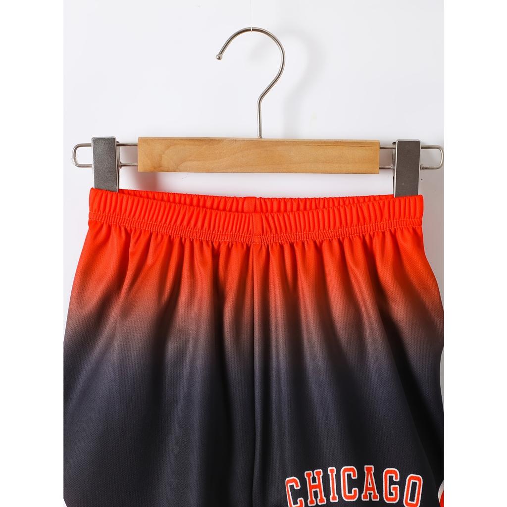 Summer 2025 New children's Set, 23 printed gradient casual sportswear, polyester fiber comfortable, soft, breathable, lightweigh