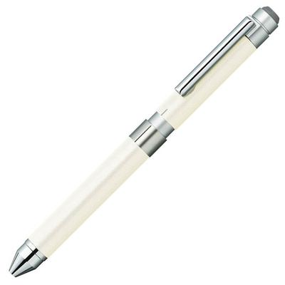 Zebra Sharbo X CL5 Leather Multi-Function Pen, White, SB15-LW