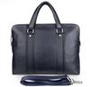 Jiamida Genuine Leather Men's Crossbody Briefcase for 15.6-inch Laptop