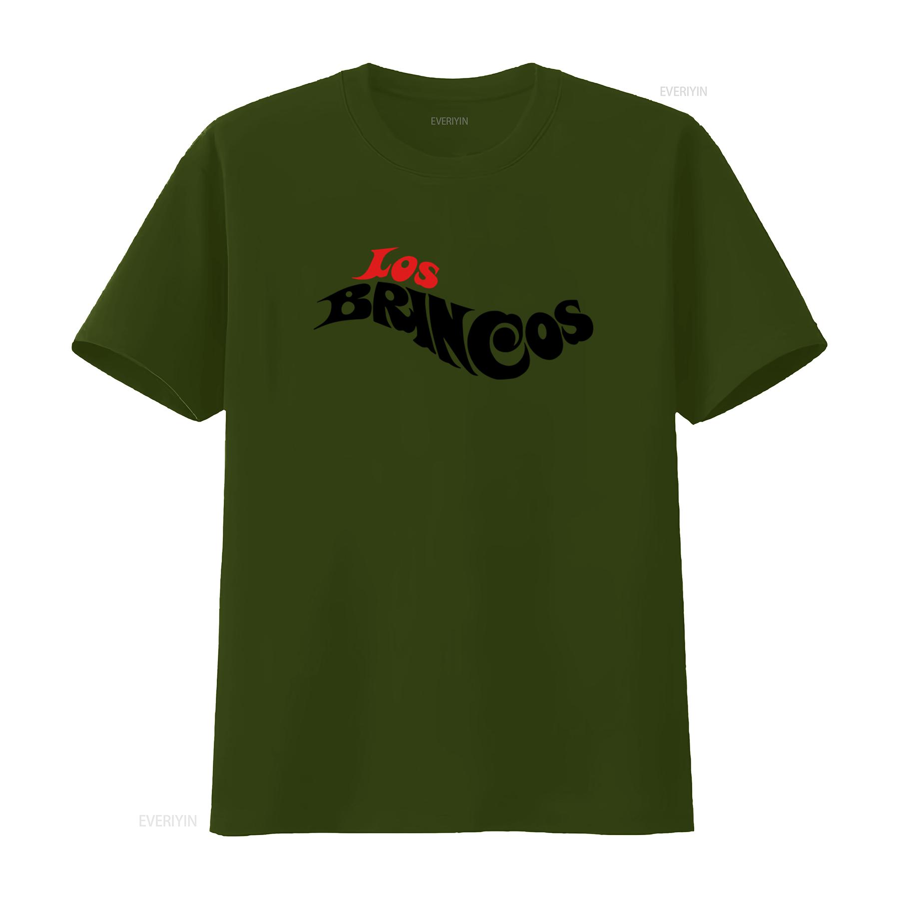 

Los Brincos Sixties Beat Pop Spanish T Shirt Retro Style Print Casual vintage Washed Stretched fashion Versatile Stylish 4XL