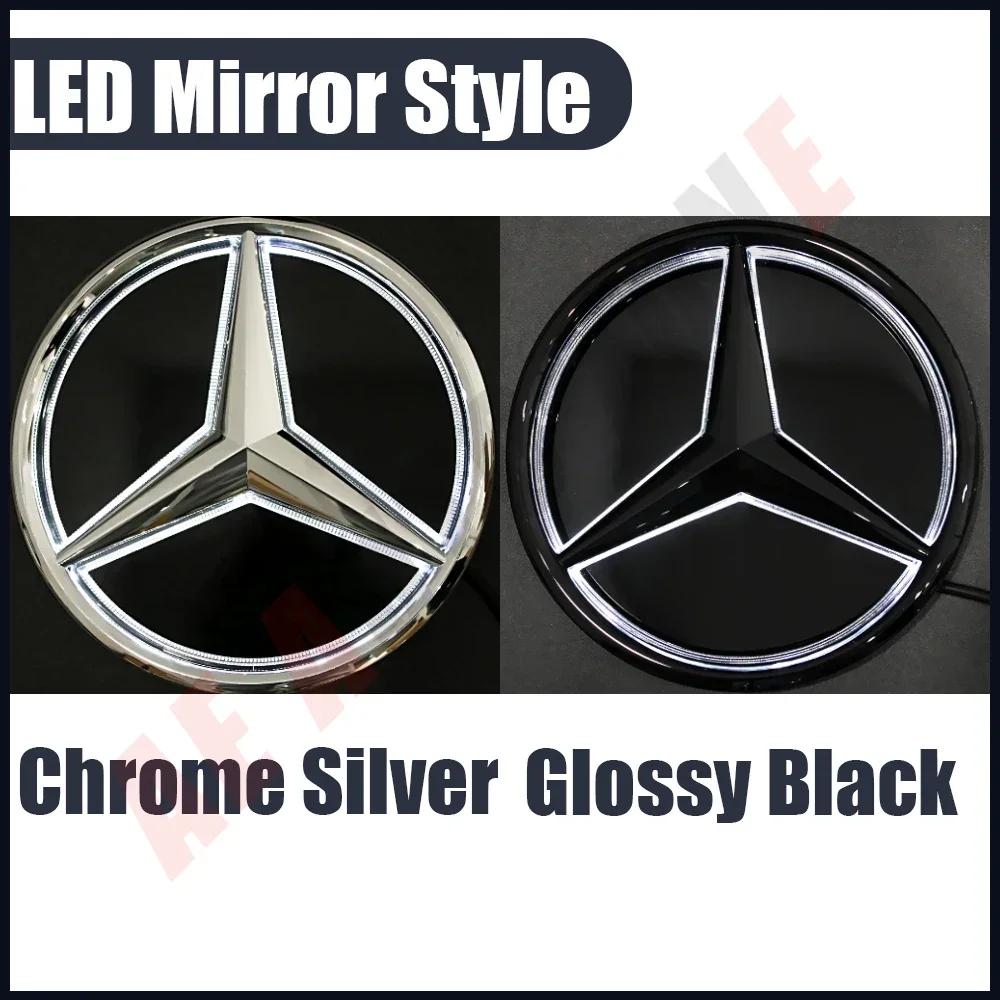 C200 E300 Heiß 2026 Passend für Mercedes Benz E-Klasse W213 2016-2020 E200 E250 E300 E350 E400 E43 E450 E500 Beleuchteter Frontgrill L