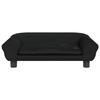 VidaXL Canapé pour enfants noir 70x45x26 cm velours, mini canapé, mini canapé-chaise, mini canapé pour enfants, canapé de 3196404