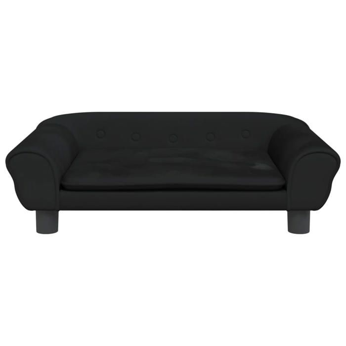 VidaXL Canapé pour enfants noir 70x45x26 cm velours, mini canapé, mini canapé-chaise, mini canapé pour enfants, canapé de 3196404