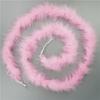 2Meters Black Fluffy Turkey Marabou Feather Boa 18-20g Shawl Wedding Skirt Fringe Trim Feathers On Tape for Clothes Decoration