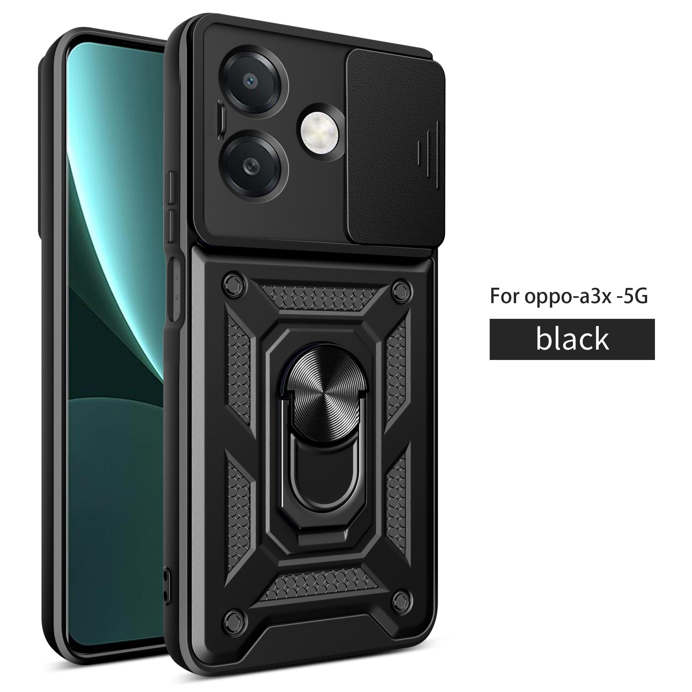

Чехол для OPPO A3 Чехол Oppo A3X OPPO A40 A40M A60 5G A3 4G Магнитное кольцо-держатель Бронированный чехол для телефона Защита камеры сдвижной Задняя крышка OPPO A40 4G