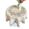 American Lace Round Tablecloth for Living Room Coffee Table