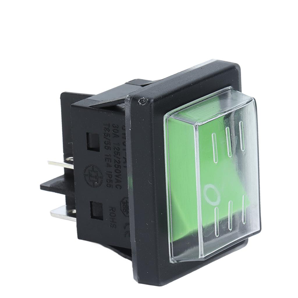 Power Switch Quick Response 4 Pin Compact Easy Replaceable Durable Convenient Practical Green