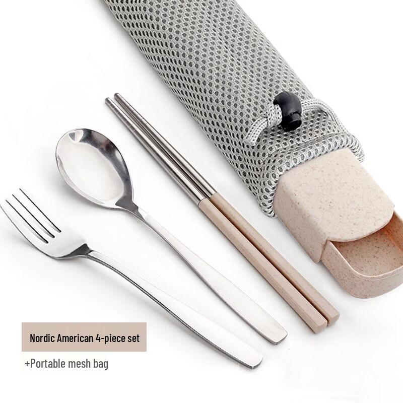 Portable 316 Stainless Steel Chopsticks & Spoon Set