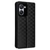 For Blackview Color 8 Magnetic Closure Phone Case Rhombus Imprinted Wallet Card Holder Cover
