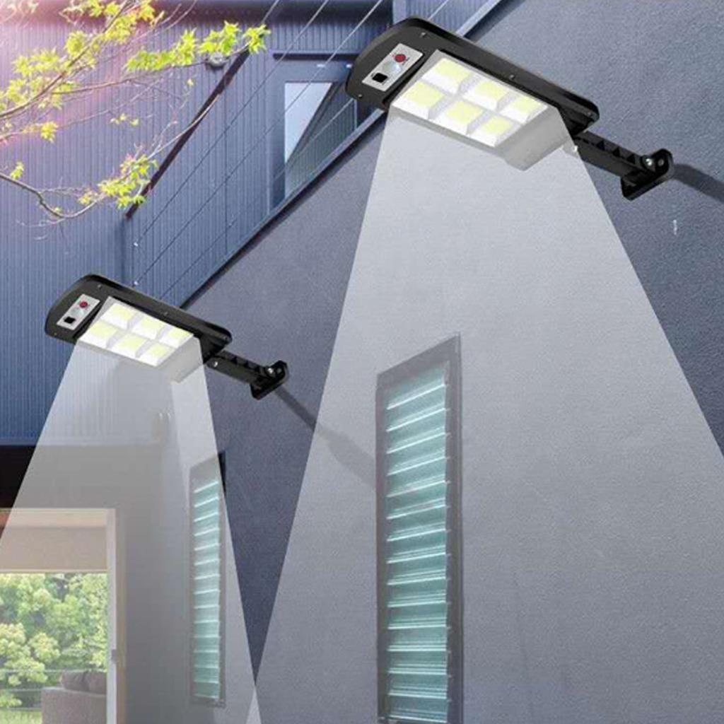LED Solar Street Light Intelligent Light Control System Bracket Remote Sensing with 3 Modes for Garden Street Deck Patio