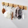 Creative Door Back Hook Rack 3/4/5 Hooks Towel Rack Sundries Storage Holder  Kitchen Use