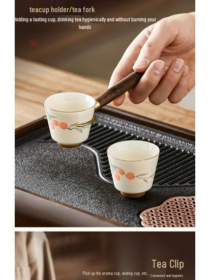 Solid Wood Kung Fu Tea Set: Tea Ceremony Accessories & Storage