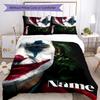 3pcs Custom Name Cartoon Joker Bedding Set Duvet Cover Closure Includes 1 Duvet Cover & 2 Pillowcases for All Seasons Bedroom Decor