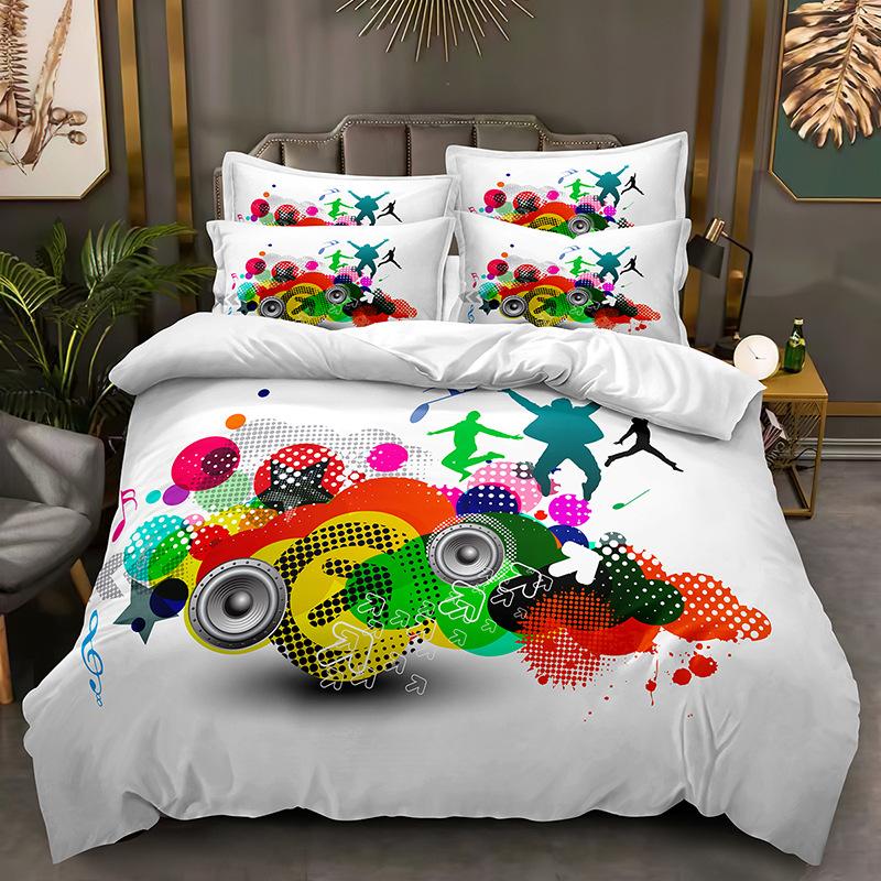 Fashion technology,3D Digital Printed Bedding, Duvet Covers, Pillowcases