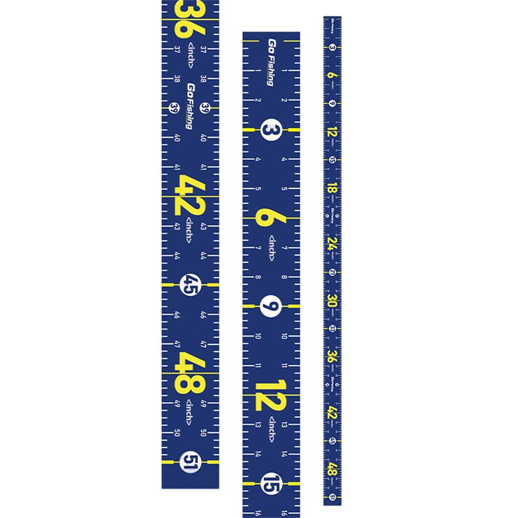 51in Fishing Tape Measure Adhesive Ruler Portable Fish Measurement Tool for Anglers Waterproof Soft Fish Measuring Tape