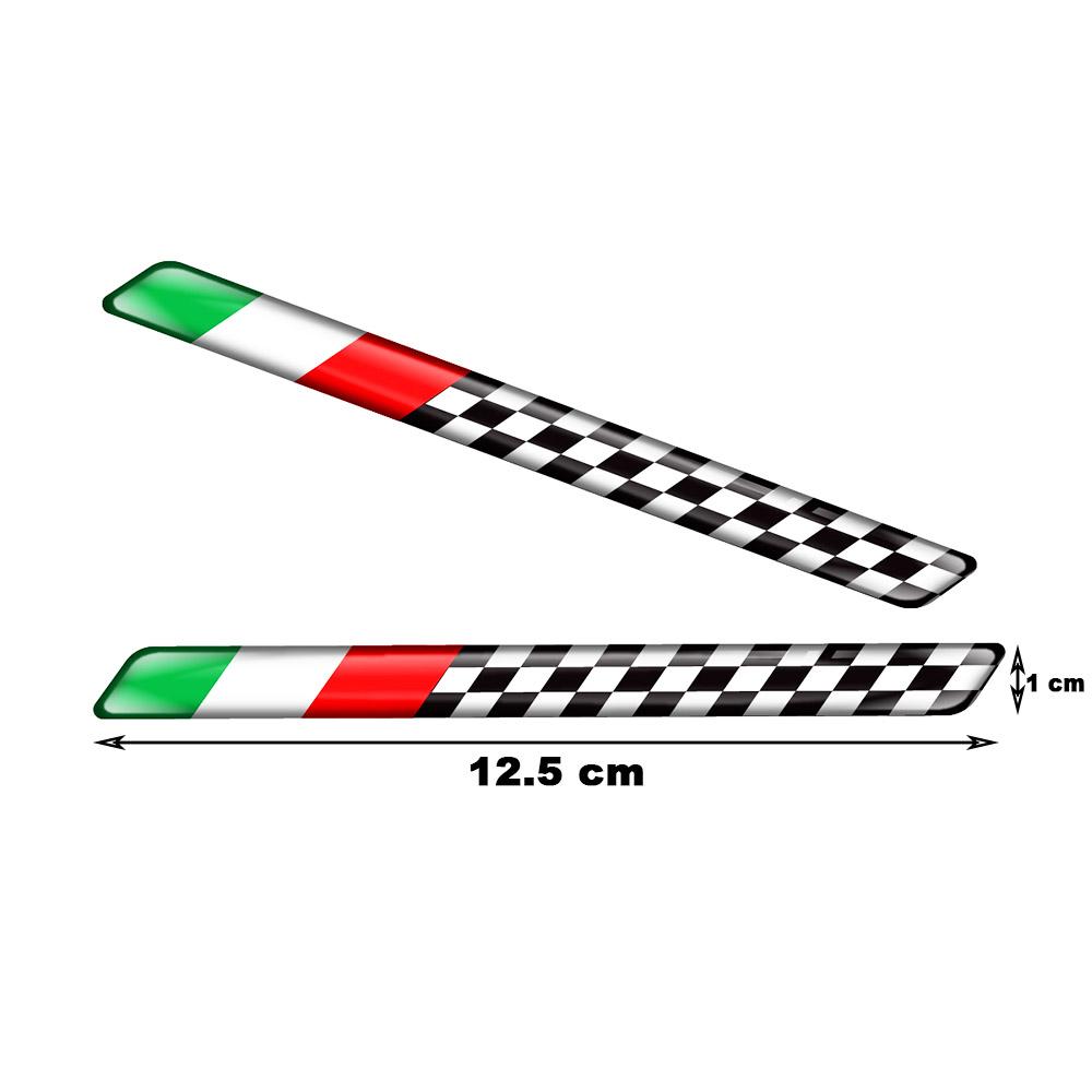 

3D Motorcycle Decals Italia Emblem Sticker Tank Box Side Stripe Bike Car Accessories For PIAGGIO Vespa Aprilia Ducati