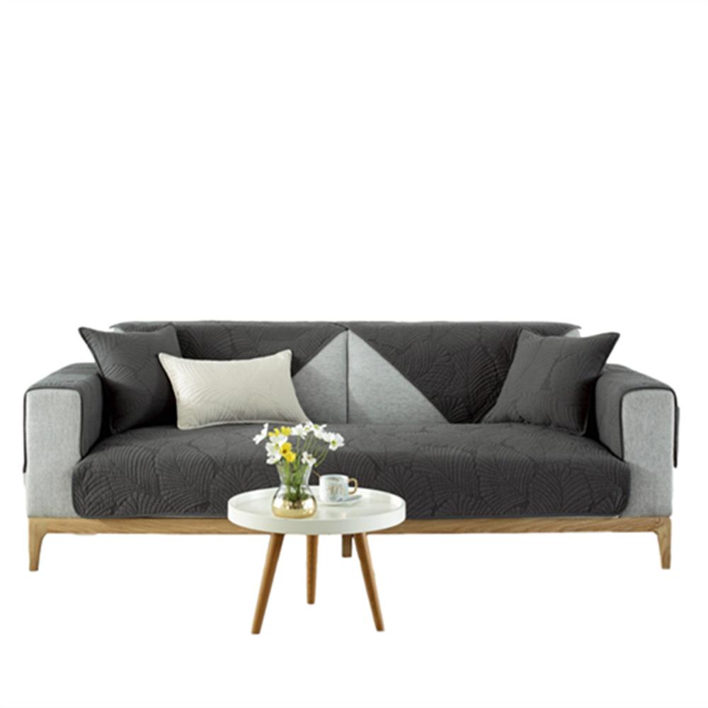 Four Seasons Universal Sofa Cushion Pure Cotton Fabric Cushion Cotton Nordic Simple Modern Non-Slip Solid Wood Sofa Cover Slipcover
