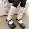 Warm Wool Pile Hollow Calf Socks for Autumn/Winter, Perfect with Snow Boots