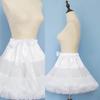A-line Petticoat Crinoline Slips Wedding Accessories Short Fluffy Tutu Skirt 50s Vintage Puffy Underskirt 15.8in