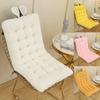 Solid Color Plush Chair Cushion Sofa Cotton Thick Cushion Bedroom Warm Dining Chair  Cushions Chair Home Decorative Cushion