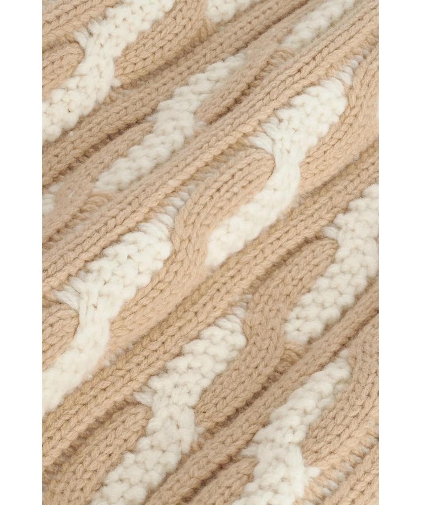 Drole De Monsieur Le Cardigan Torsades Bicolore D0Wcw25223Whm
