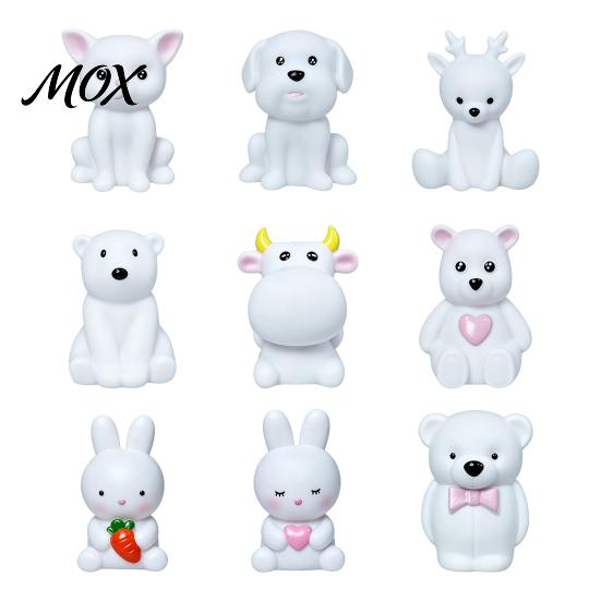 Comforting Nightlight for Dark Fears Cute Animal Night Light Kids, Rabbit Bear Deer Cat Dog Shape LED Bedside Lamp, Soft Glow Nursery Lamp Baby Sleep