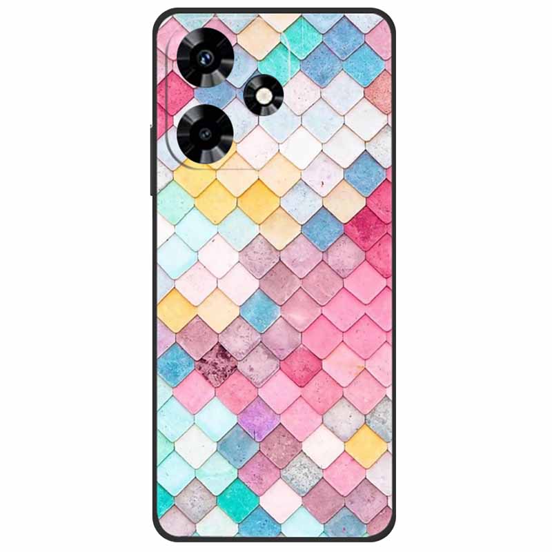 For Infinix Hot 30i NFC Case X669D Silicone Wolf Lion TPU Soft Fundas For Infinix Hot 30i X669C Hot30i 2023 Protector Black Capa