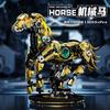 Mechanical Horse Animal Building Blocks Set Moc Kit Construction Model Gifts For Kids Birthday Christmas Gifts 1055Pcs