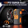 Car Battery Jump Starter with Air Compressor - 5000A 150PSI, 12V Portable Jump Starter with LCD Display & LED Light