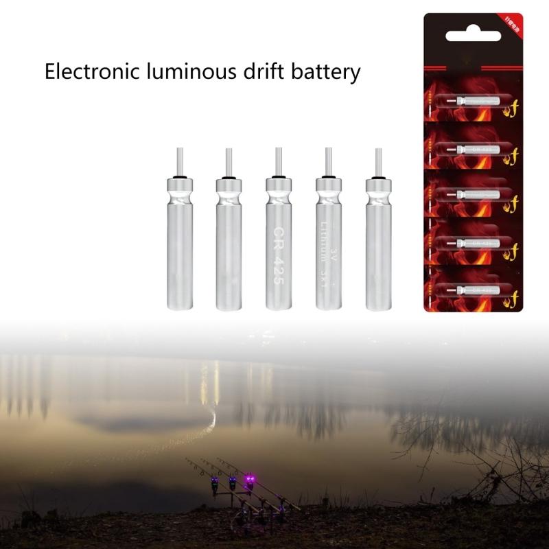 CR425 Lithium Cells 25mAh Batteries For Fishing Electric Float Light, 3V Night Light Long Use Battery Set 5/10/15/20Pcs