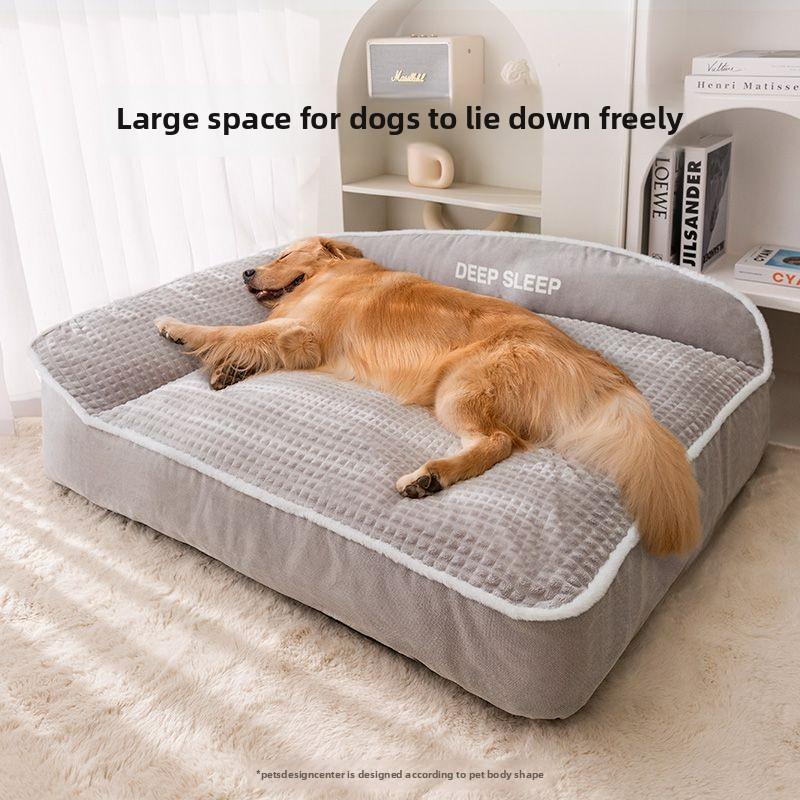 Luxury Winter Warm Large Dog Sofa Bed Dog Kneel Cat Mats House Cushion Pet Sleeping Sofa Beds Mat for Large and Small Dog