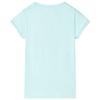 T-shirt pour enfants aqua clair 92/104/116/128/140