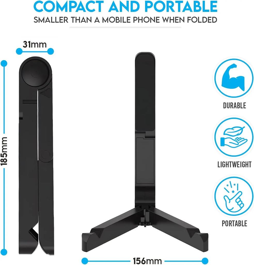 1 Pc  Universal Foldable Holder Ultra Strong Adjustable IPad Stand - for Tablets & Smartphones Accessories