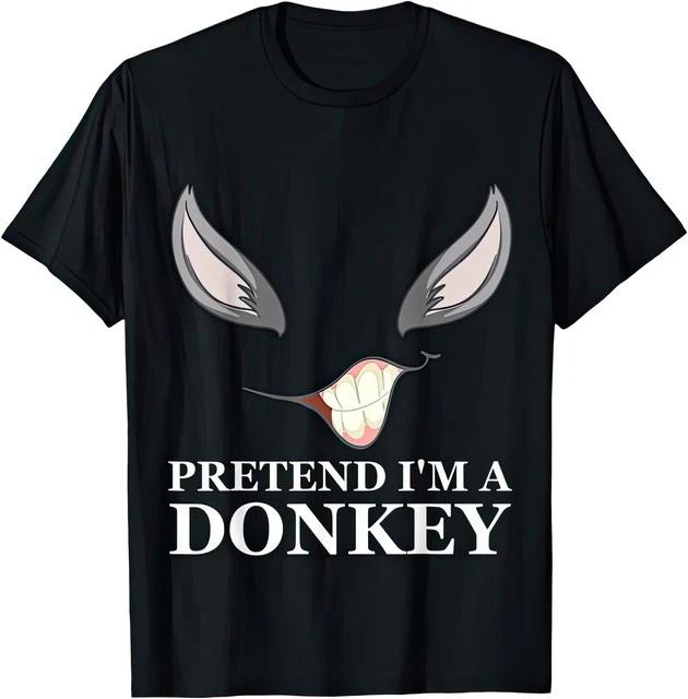 Pretend Im A Donkey Funny Halloween Cool Lazy Unisex Unisex Graphic T Shirt S