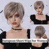 European and American Short Wig Women's Fashion Straight Wig