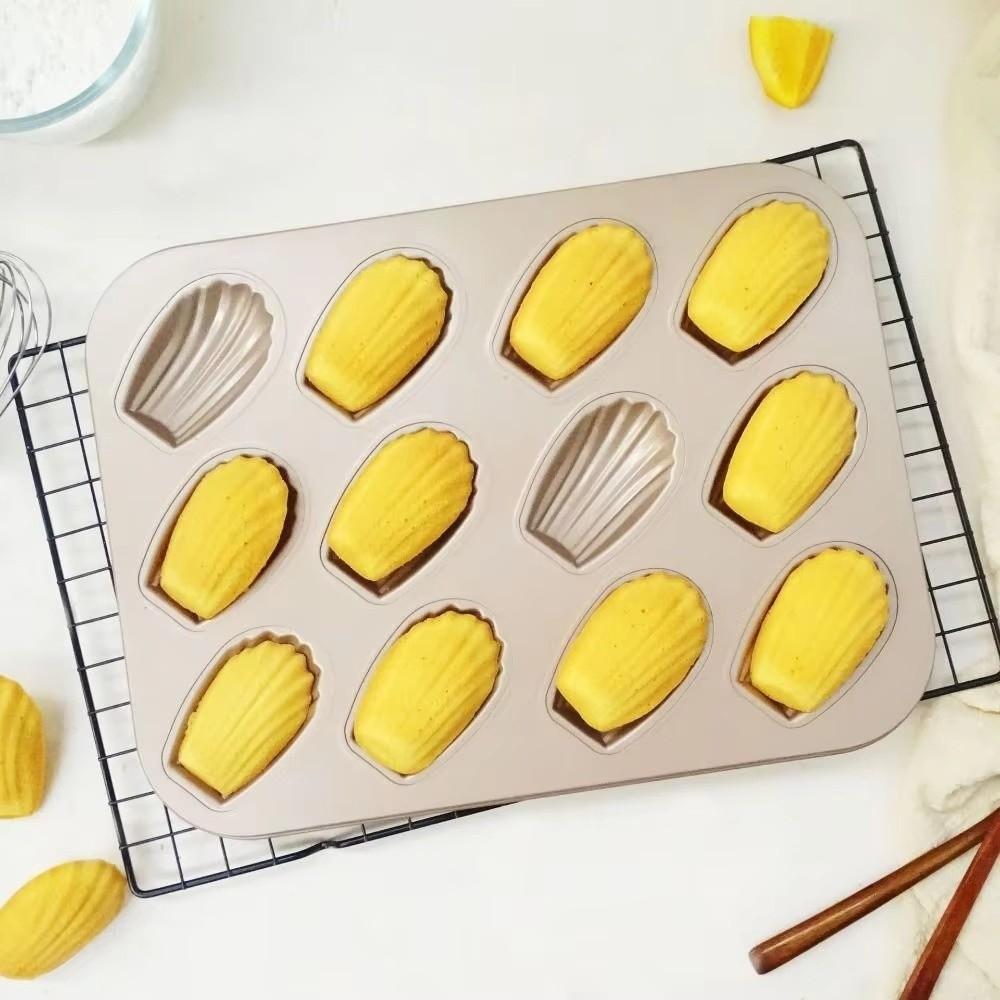 Non-Stick Shell Baking Pan Thickened Baking Mold Baking Tools Pastry Tray Home Oven