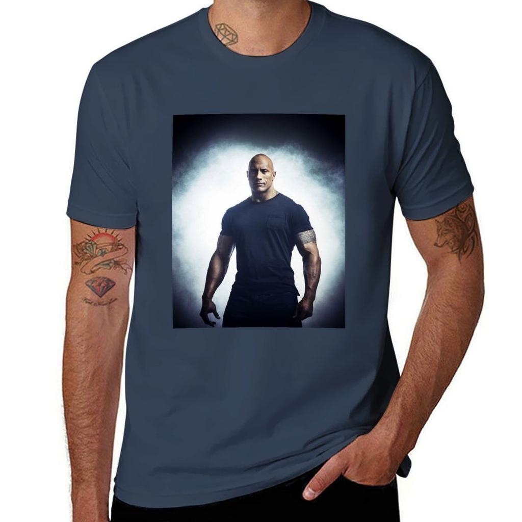 Dwayne Johnson T-shirt Moda Fantasia Stampata T-shirt T-shirt