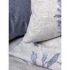 Parure de lit - 1 housse de couette 220 x 240 cm + 2 taies d'oreiller 60 x 60 cm - 100% coton renforcé - Bleu