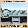 Anti-scratch Car Interior Center Console Media Dashboard Navigation TPU Protector Film For BYD SEALION 6 EV 2026