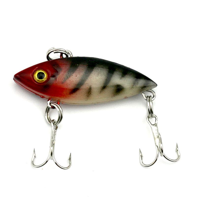 1ks Hengjia 2,8g/4cm minihra VIB Fishing Lure Plastový wobbler Rybářské potřeby