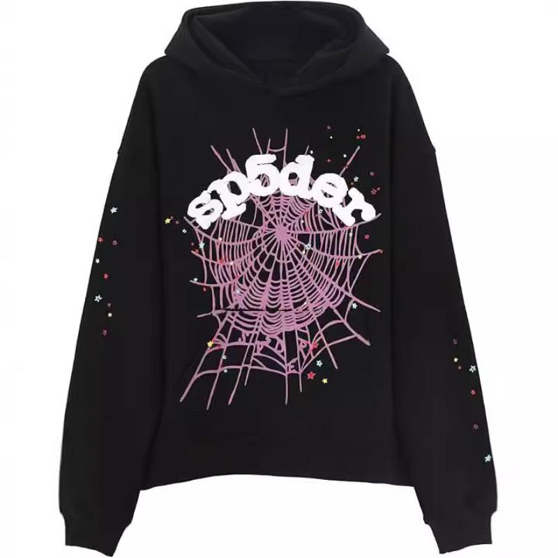 

Европейский и американский хип-хоп унисекс свободный спортивный свитер Harajuku casual с капюшоном L чёрный