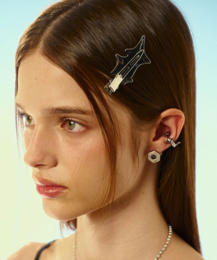 Sentiments No.542 [Silver] Surfboard Diamond Hair Pin 2Set