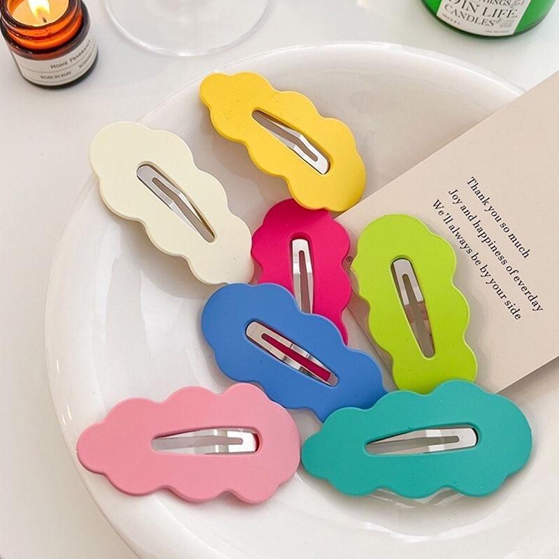 10PCS Fashion Women Hair Accessories Candy Color Hairpin Cloud Fairy Hair Clip Spring Summer Style Barrette Girls Headdress