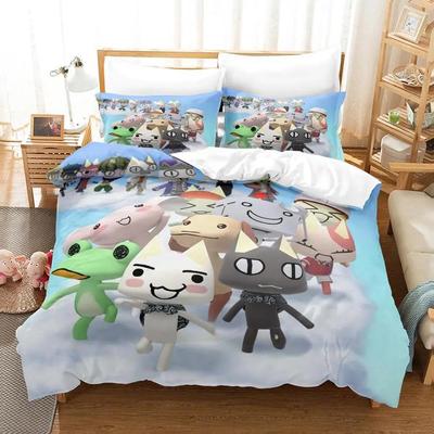 Niedliches Inoue Toro Bettwäscheset Einzelbett Twin Full Queen King Size Bettset Erwachsene Kind Schlafzimmer Bettbezugsets 3D Anime Bettlakenset
