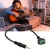 3.5mm Stereo Sound Male Jacks To 3 Pin AV Screw Terminals Adapters Cable With Gold Plateds Connectors 30cm