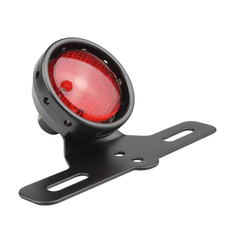 New 1Pcs Motorcycle Modified LED Taillights Rear Taillights Brake Lights Cruise Car Retrofitted LED Taillights Assembly