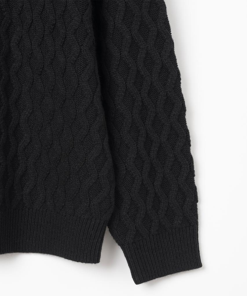 MILLO ARCHIVE Draft Rhombus Knit [Black]