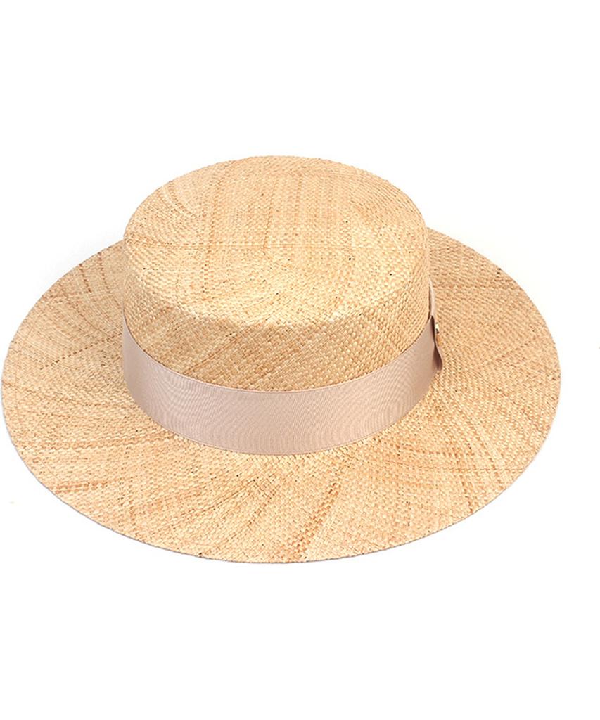 Yunibeosyeolkemiseuteuli Ivory Line Bau Flat Fedora Panama Hat